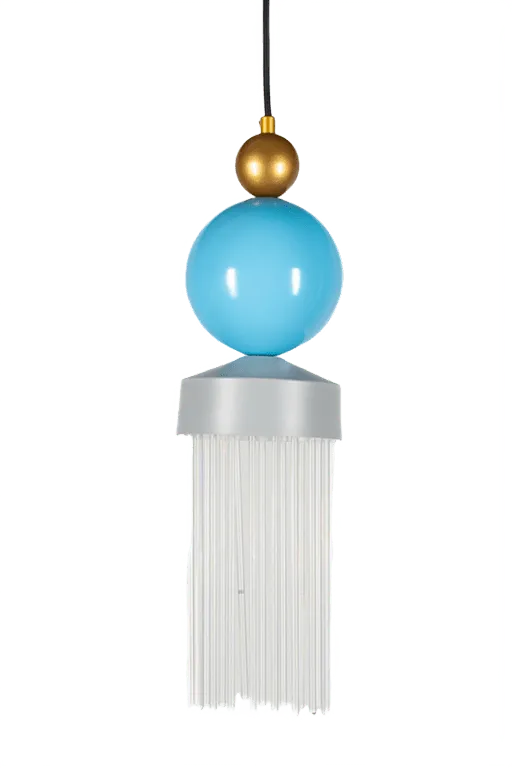 Echo of Gleam Gray and White Pendant Light (8603)