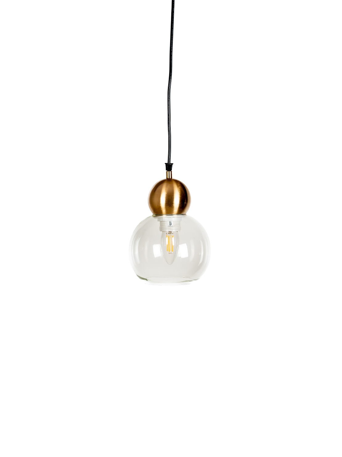 Blink of Crystal Clear Glass Pendant Light (DN1443A)