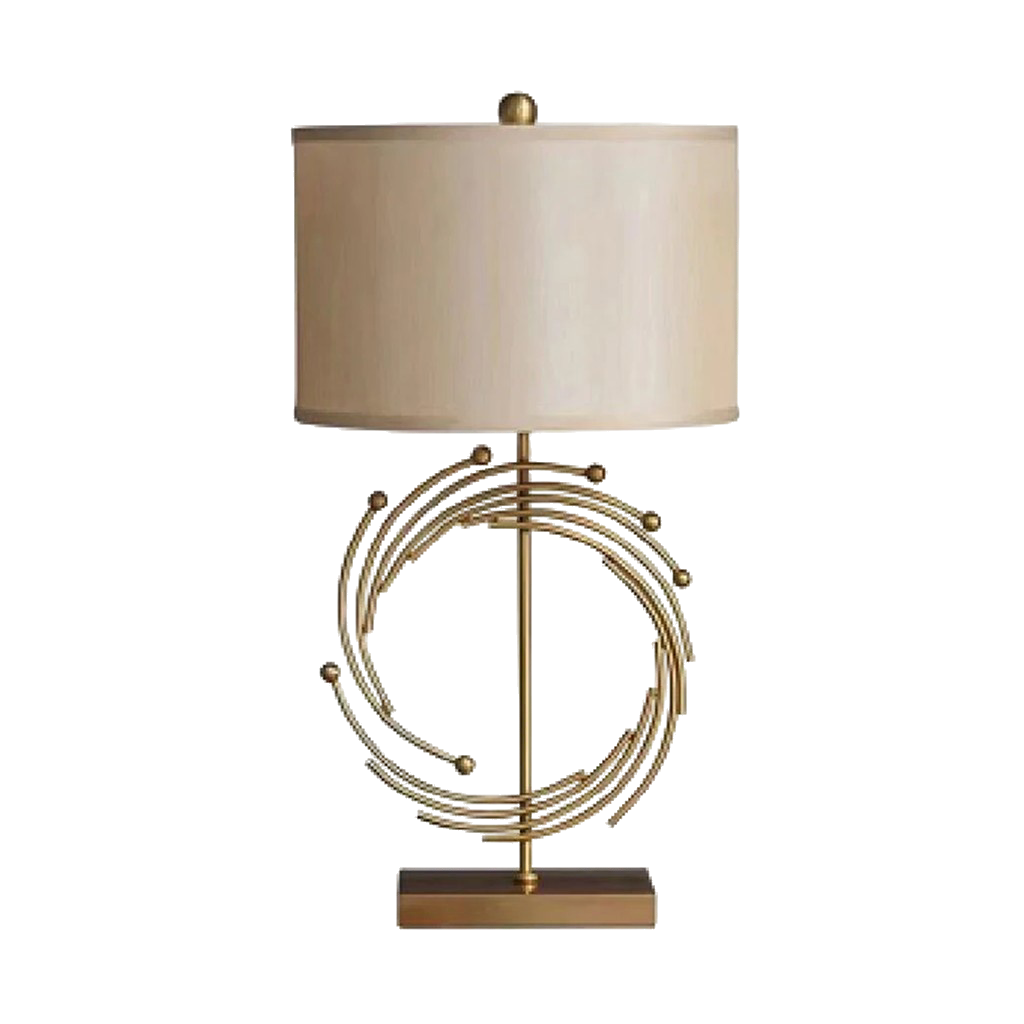 Aura Golden Finish Table Desk Lamp (T9236)