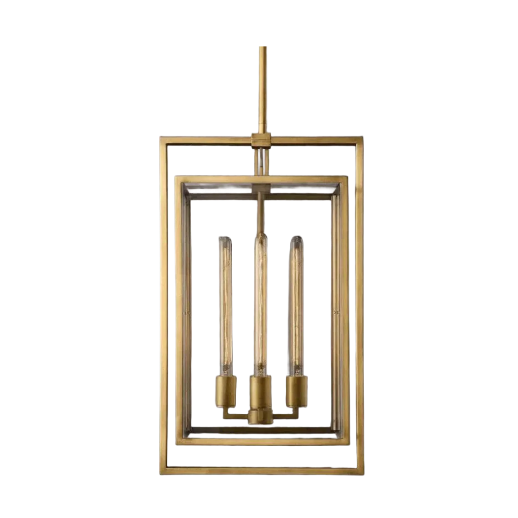 Aura of Angles Brass Finish Pendant Light (0923/4)