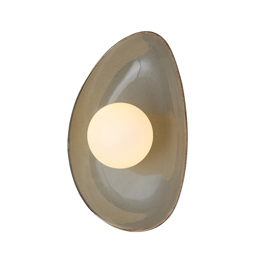 Stoneware Block Wall Lamp
