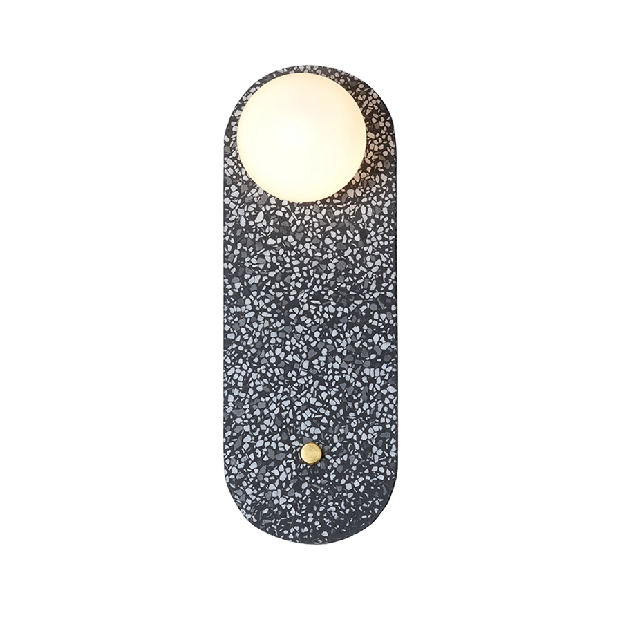 Grey Terra Arc Wall Lamp