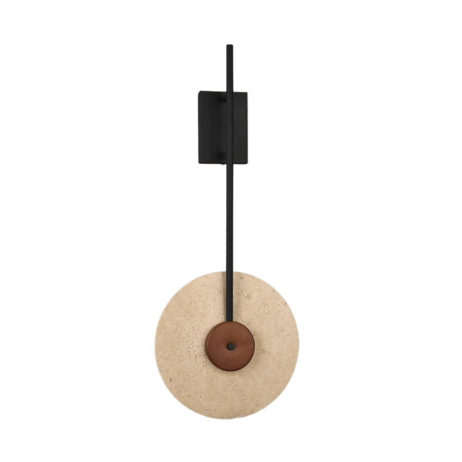 Travertine Arc Wall Lamp