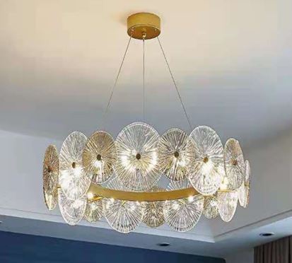 Aurora Glow Glass Chandelier (0029/18L)