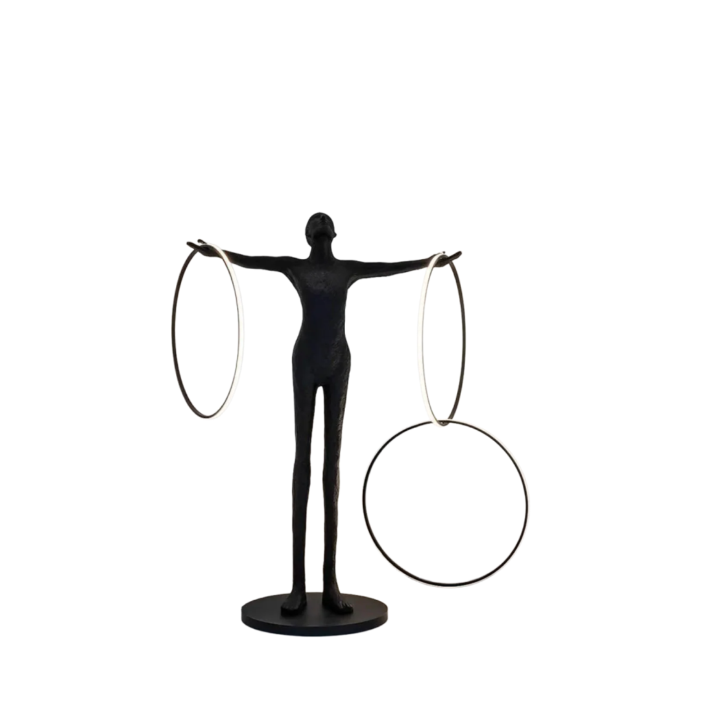 Chronos Lightkeeper Black Floor Lamp (JY19)
