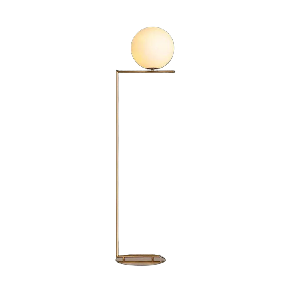 Dreamy Orb Golden Floor Light (F9086)
