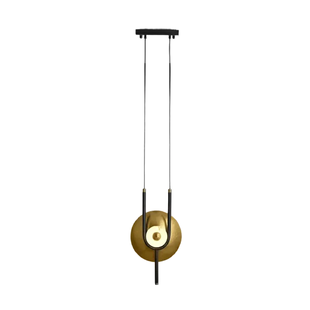Drips of Delight Black and Golden Pendant Light (B900)