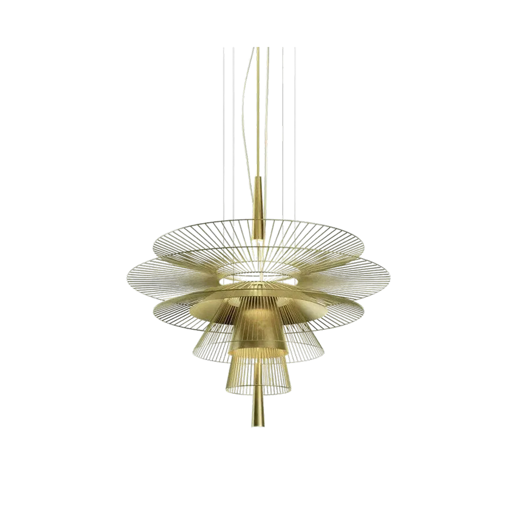 Flare of Flower Warm White Chandelier (9586)