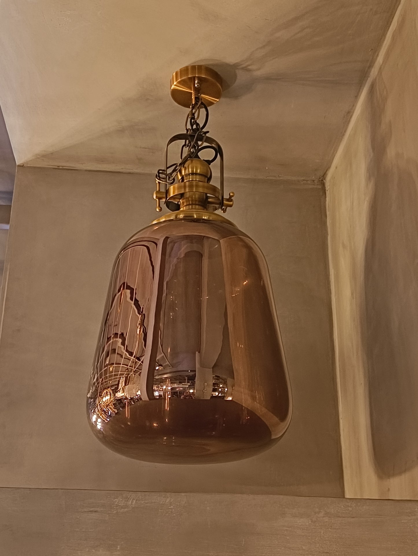 Ceiling Light Glass Pendant (0342/LG)