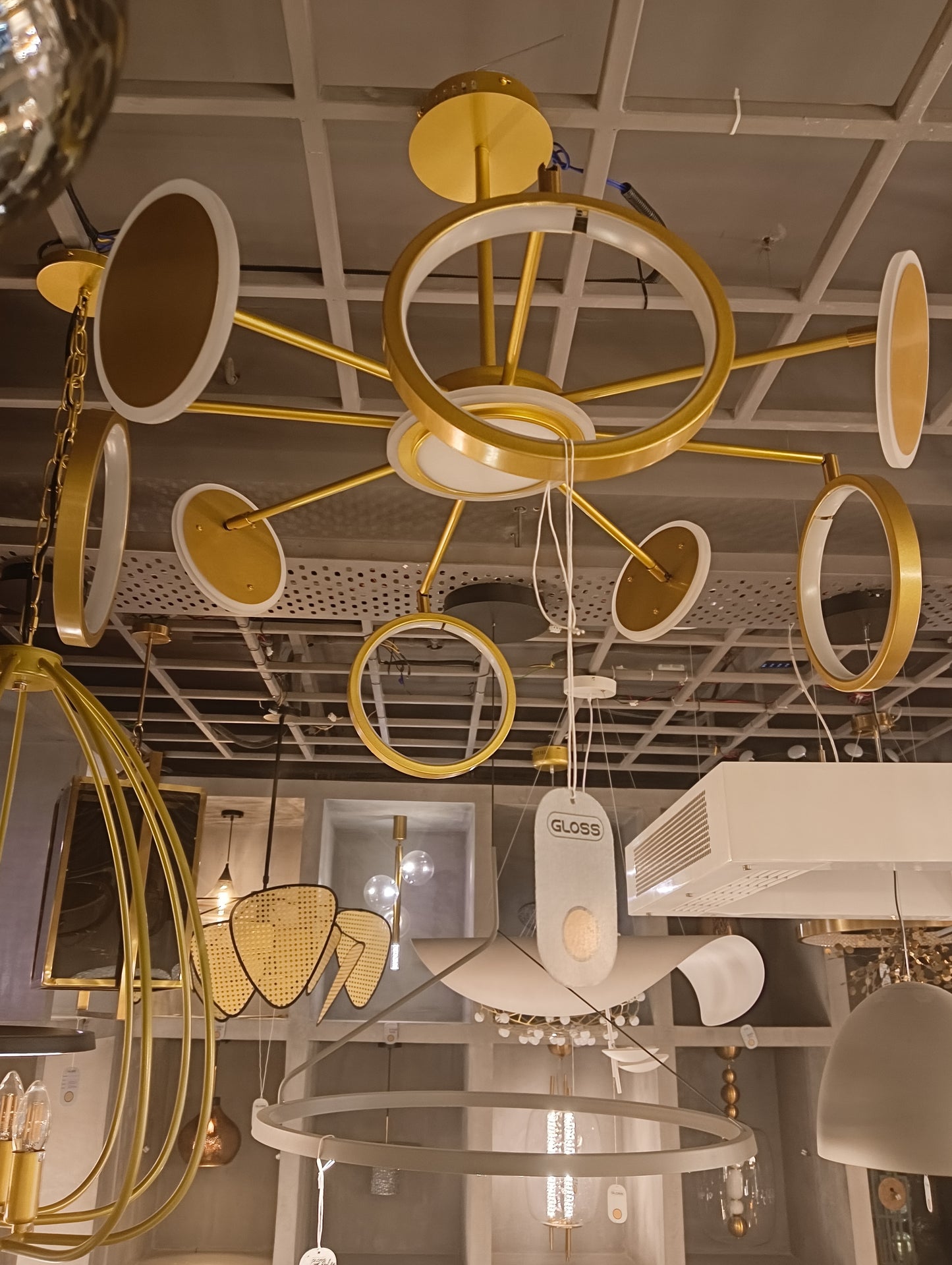 The Golden Prism Chandelier (L8/1000)