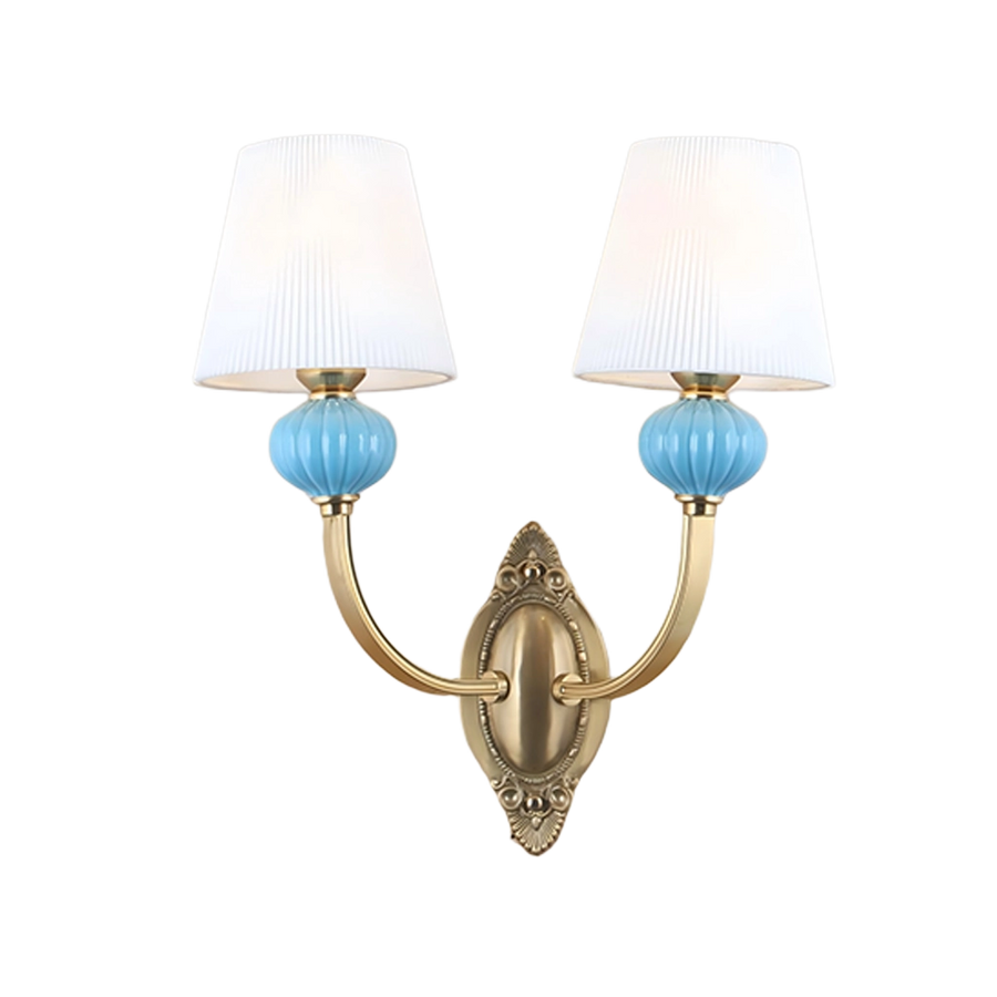 Halo Fabric Double Wall Chandelier