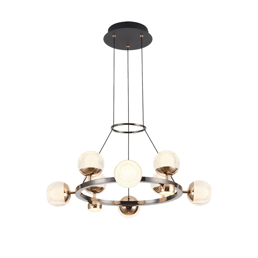 Obsidian Halo Chandelier – chandelier