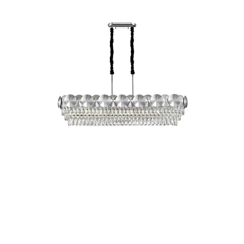 Medallion Contemporary Setting Crystal Chandelier (581970)