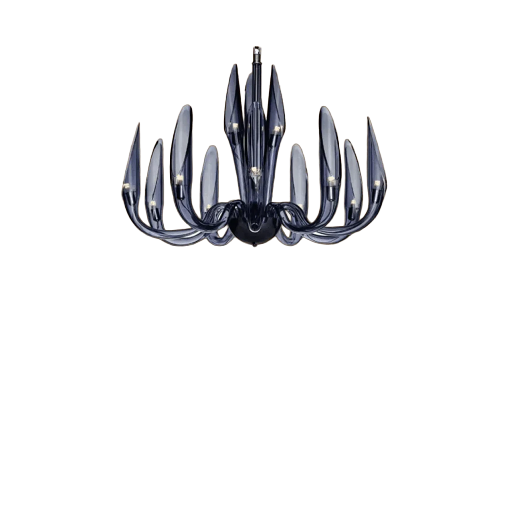 Petal Glow Elegant Purple Chandelier (DN1451-6+3L)