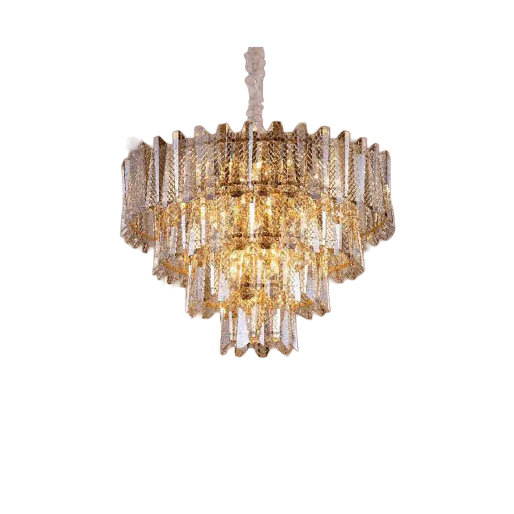 Reverie Amber Glass Luxe Chandelier (6233/Round)
