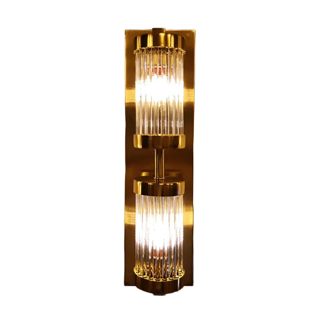 Scallop Duo Goldern Brass Wall Light (SR1286/W)