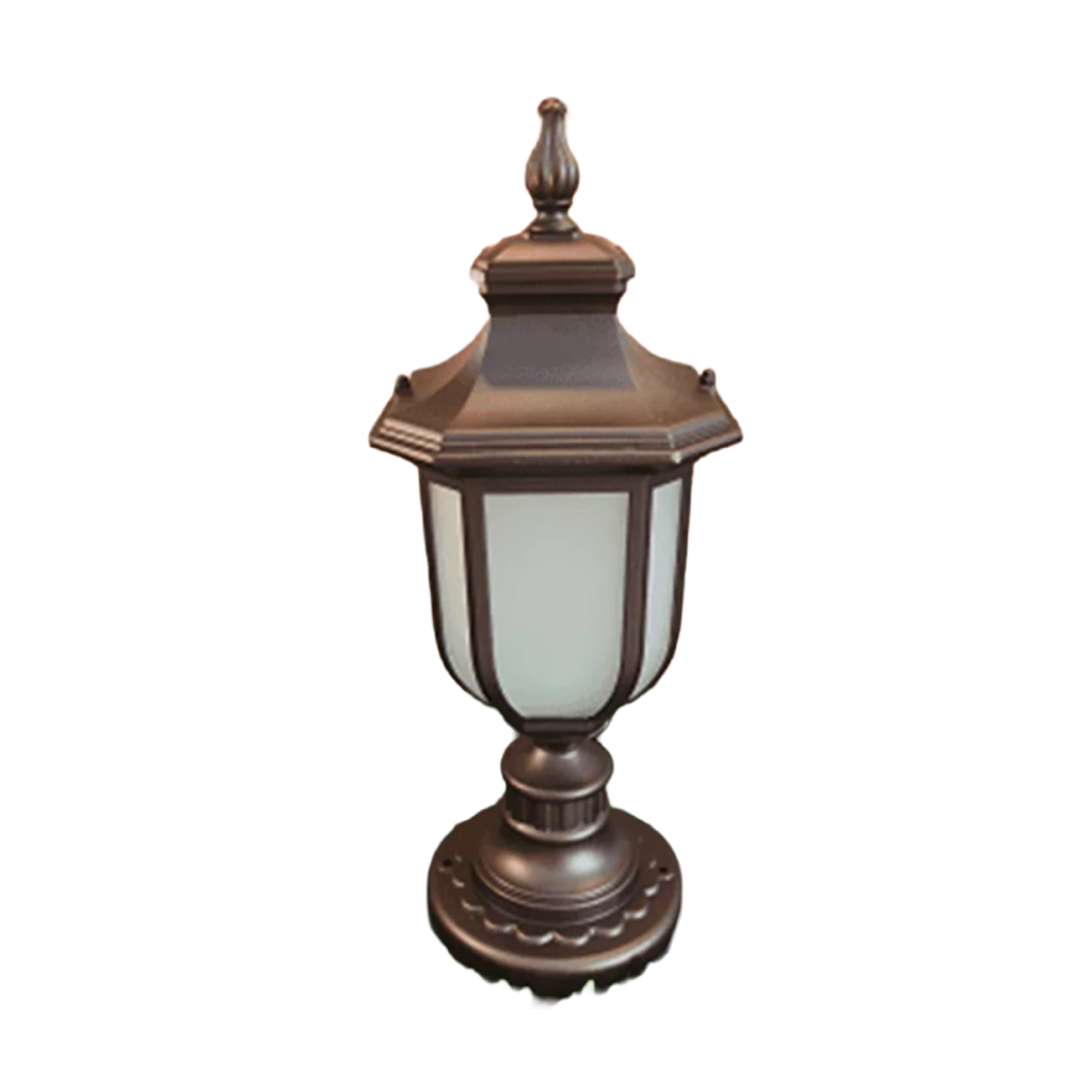 Vintage Warmth Coffee Outdoor Gate Light (WMD4705)
