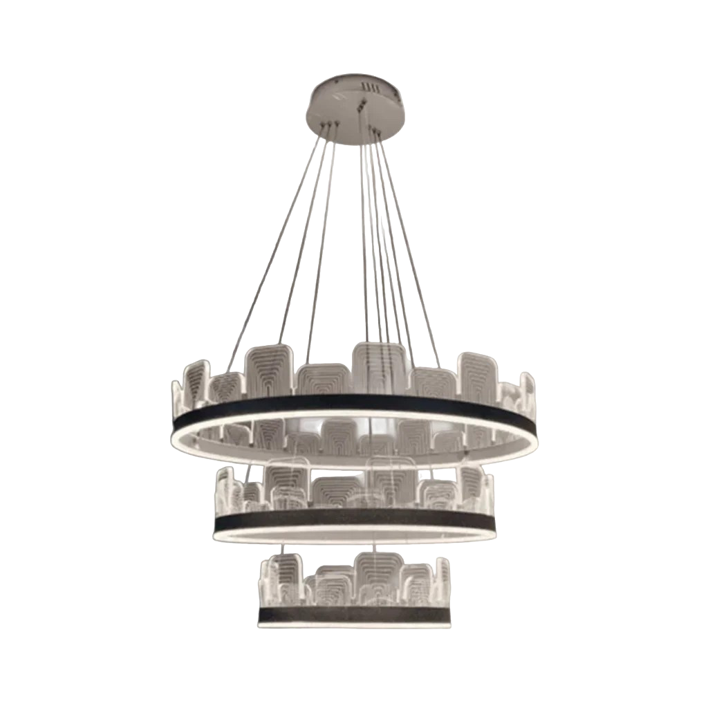 Zenith Contemporary Charm Luxe Chandelier (A895-3)