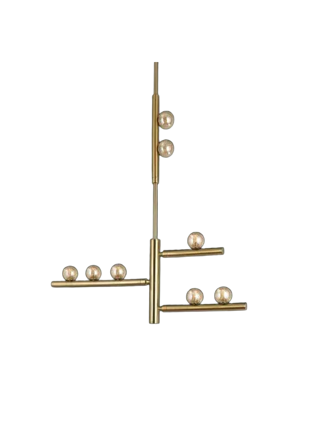 Pearled Elegant Brass Finish Chandelier (A1917/A/8)