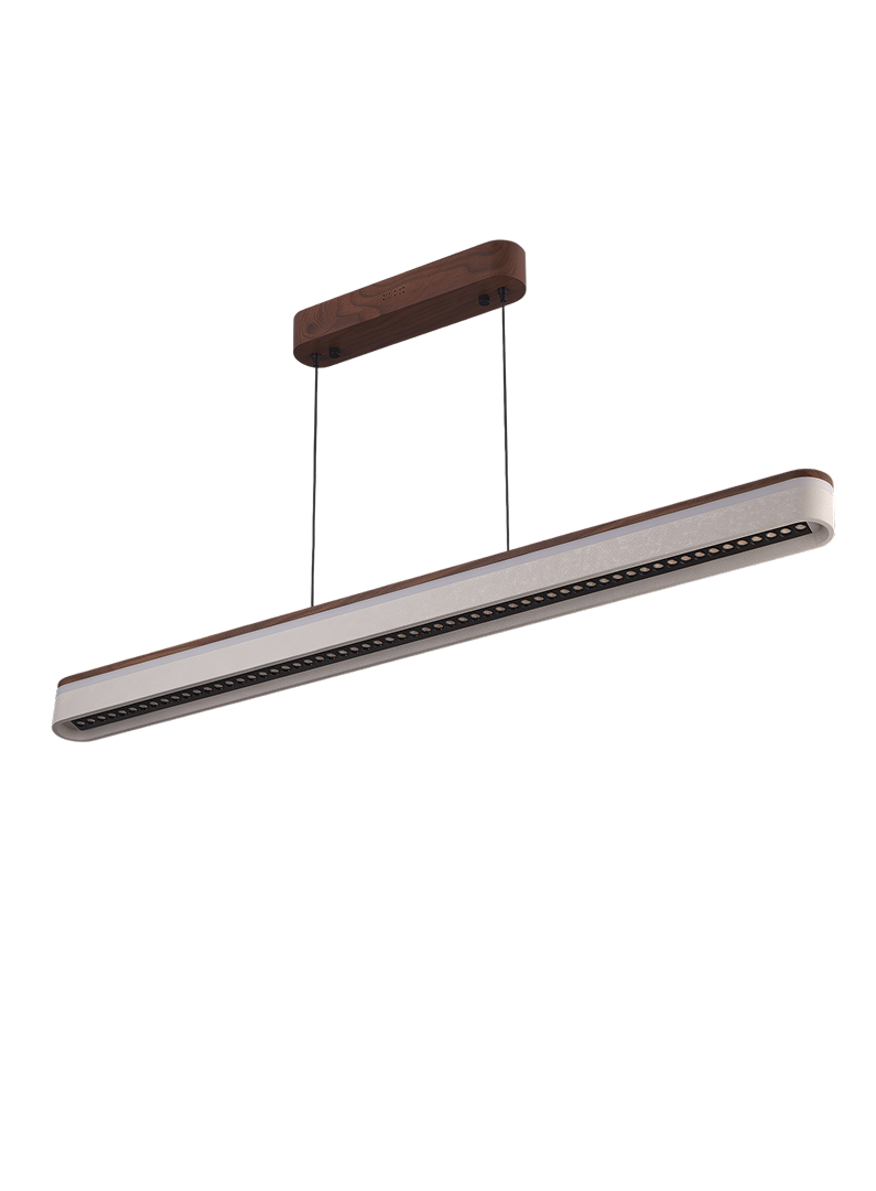 The Shoji slim white aluminium dimmable LED linear pendant