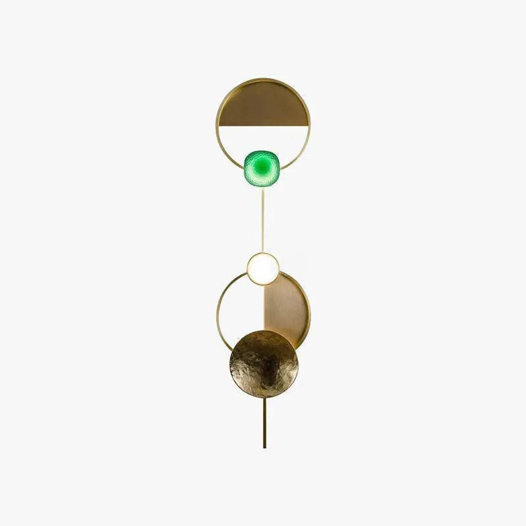 Retro Marvel Golden and Green LED Wall Light (MB4120-2)