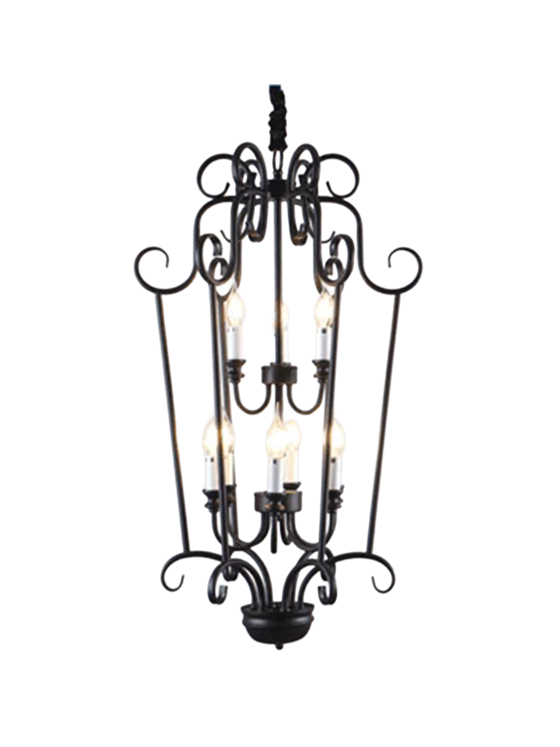 Lumeil Shadowed Serenade metal chandelier for moody modern interiors