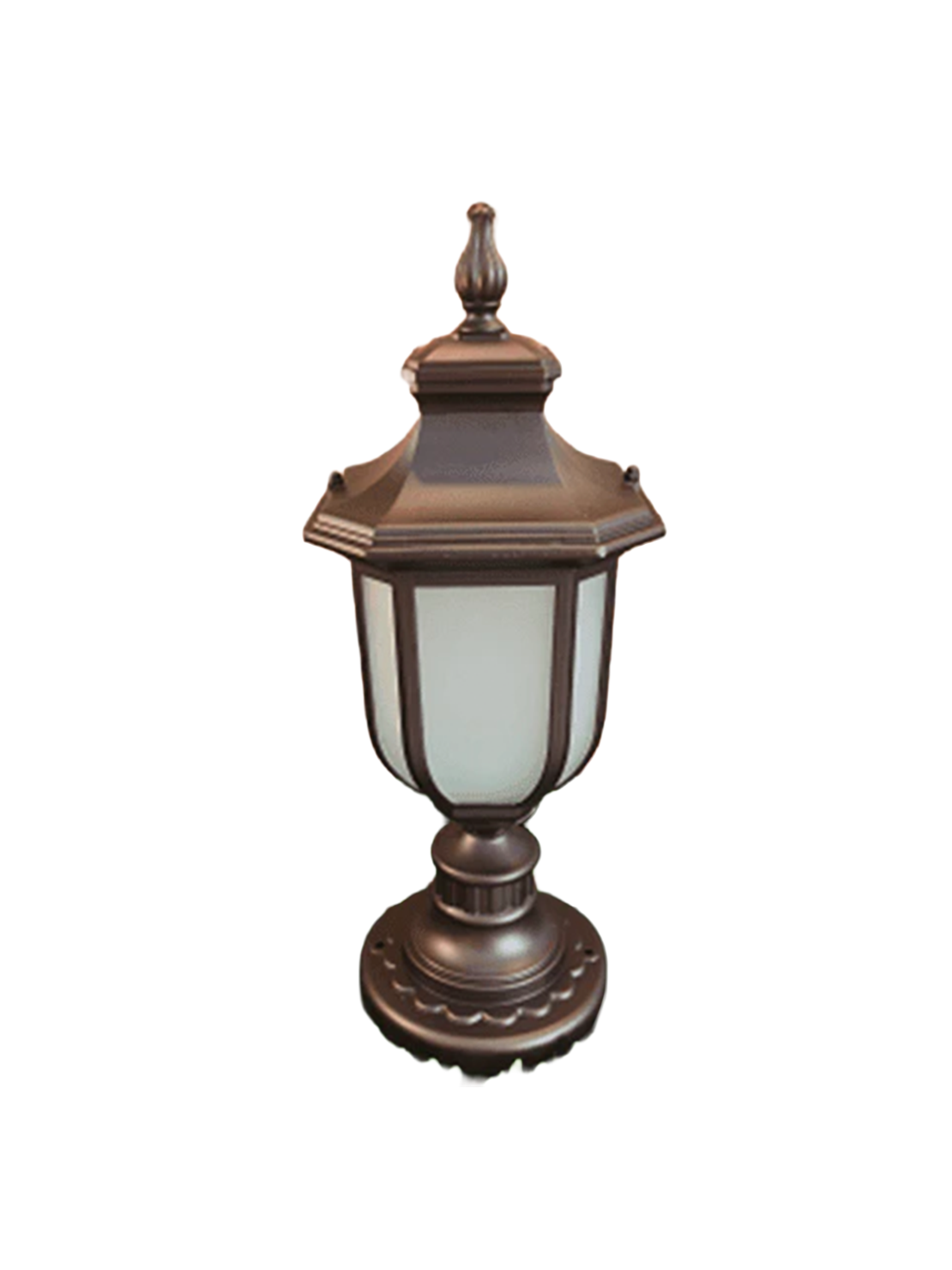 Vintage Warmth Coffee Outdoor Gate Light (WMD4705)