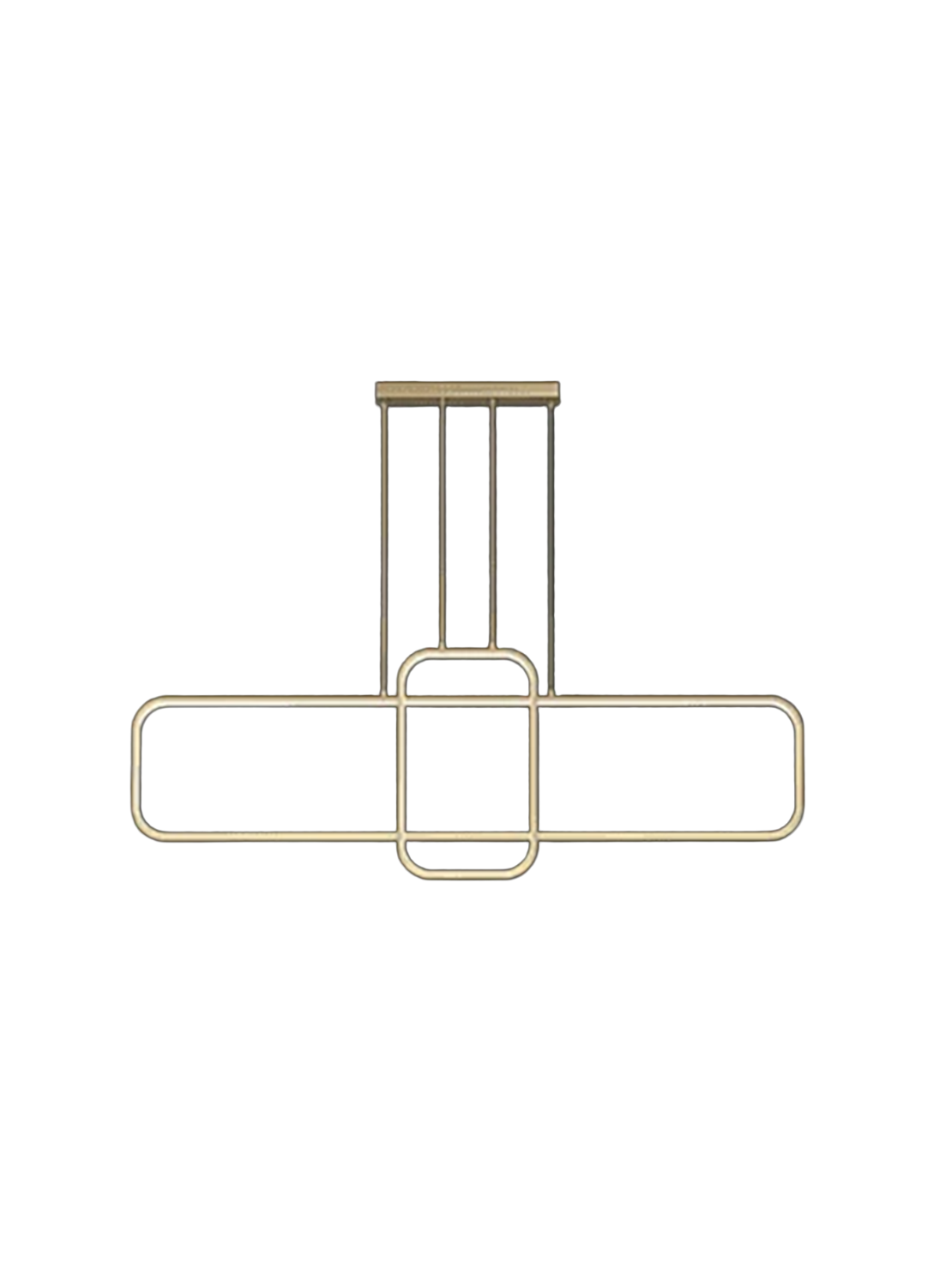 Golden Grid Sophisticated LED Chandelier (X47-1200)