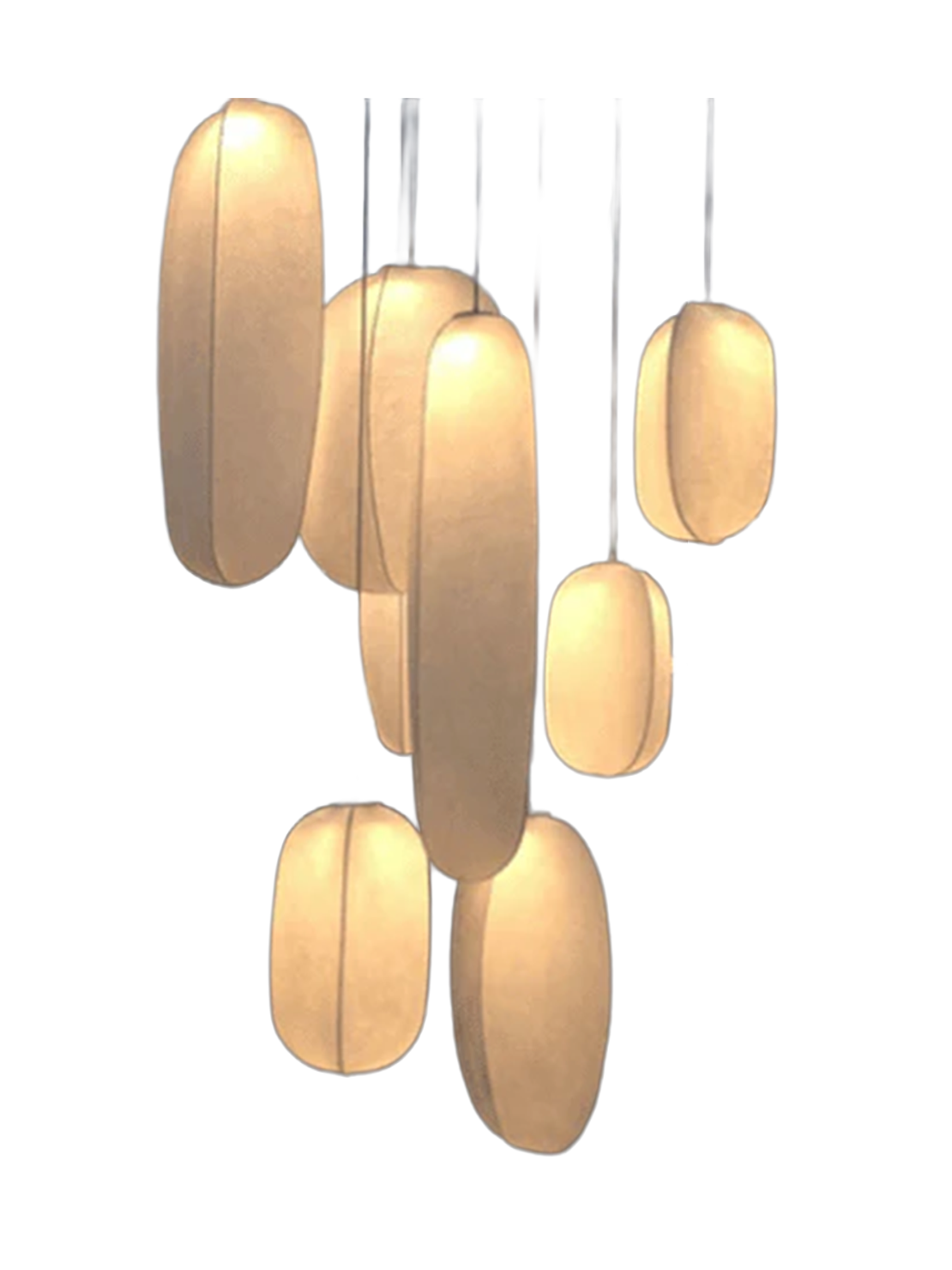Floating Vigor Warm White Chandelier (6609)