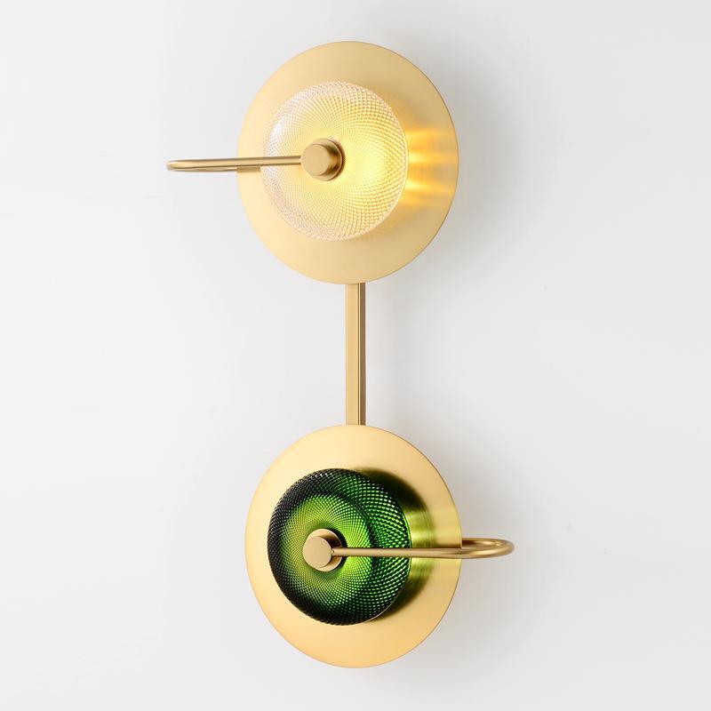 Fancy Spherical LED Wall Lamp by Gloss (B830/2L) - Ashoka Lites