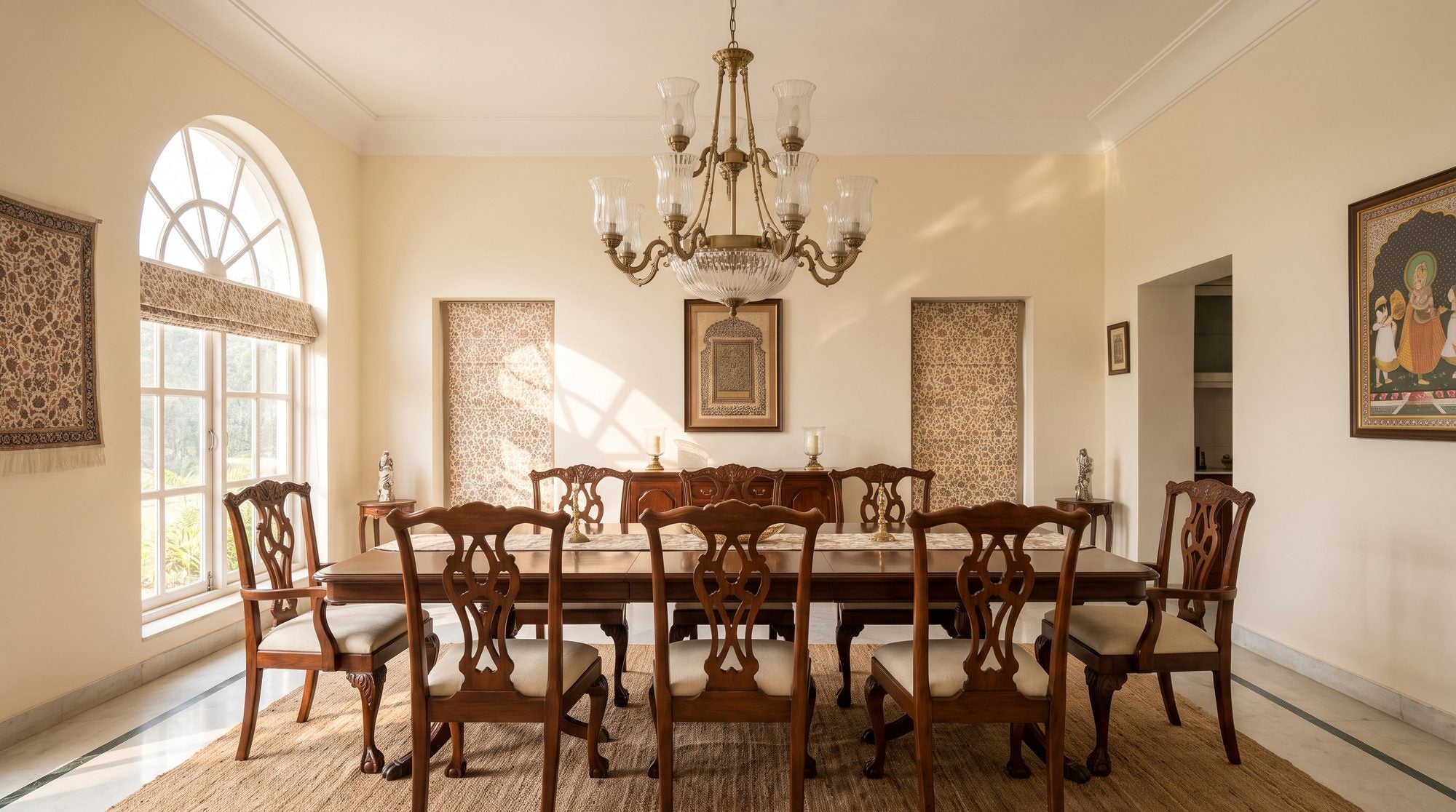 The Lumeil dining room at noon
