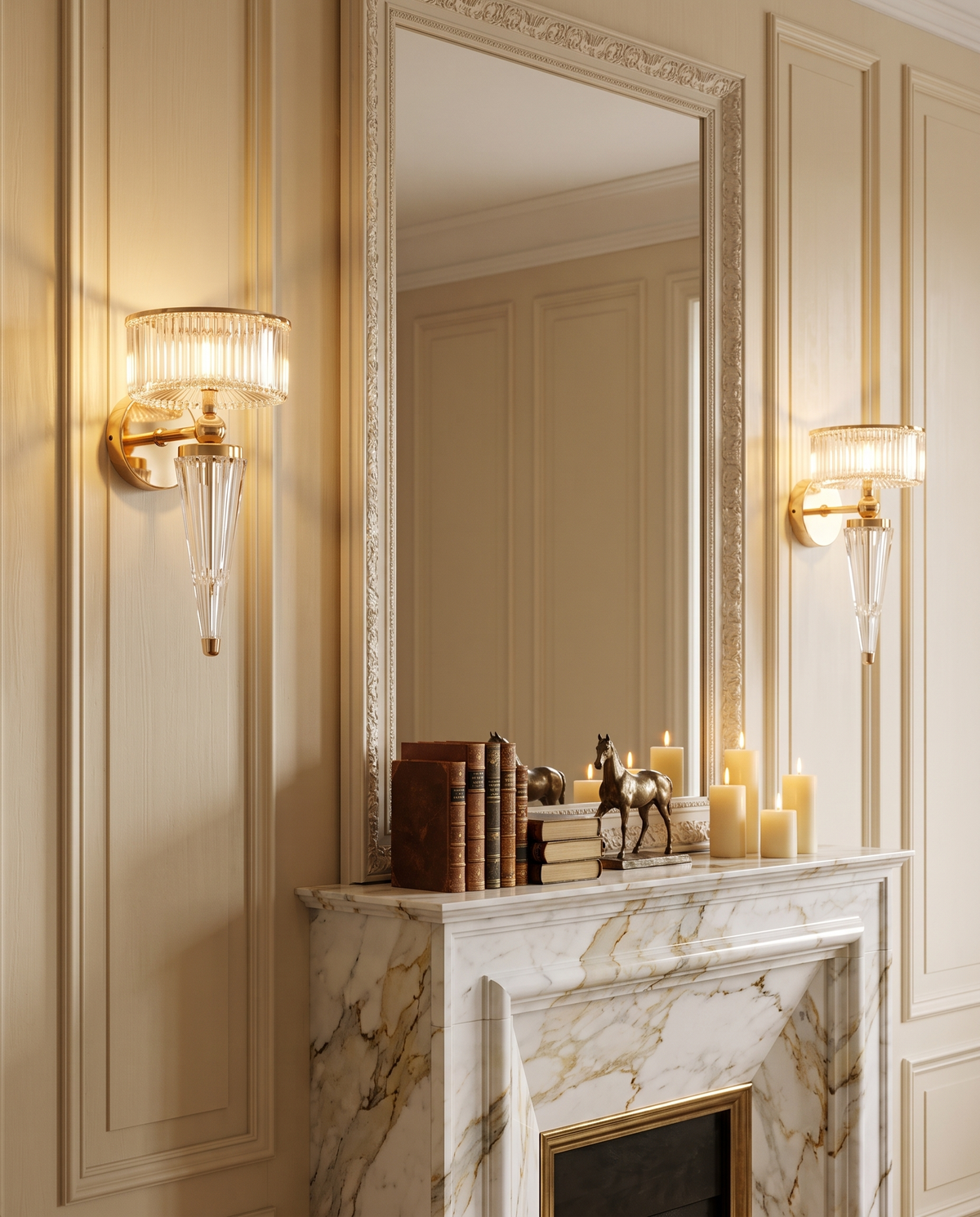 Aurex Channel Wall Light in the room