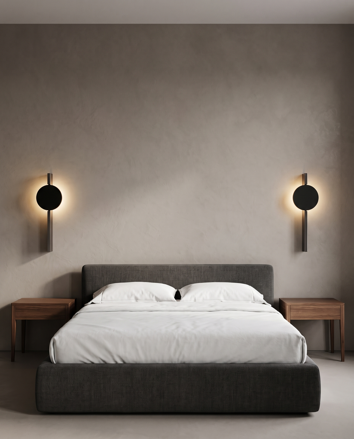 Gunmetal Beam Wall Lamp in the room