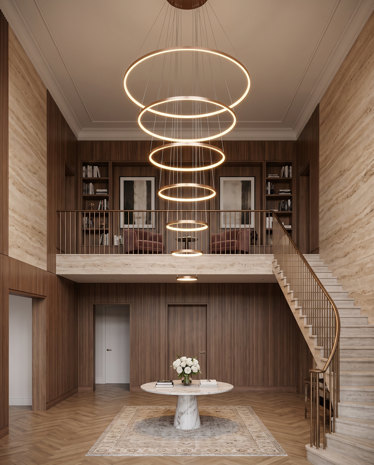 Tiered Halo in the room