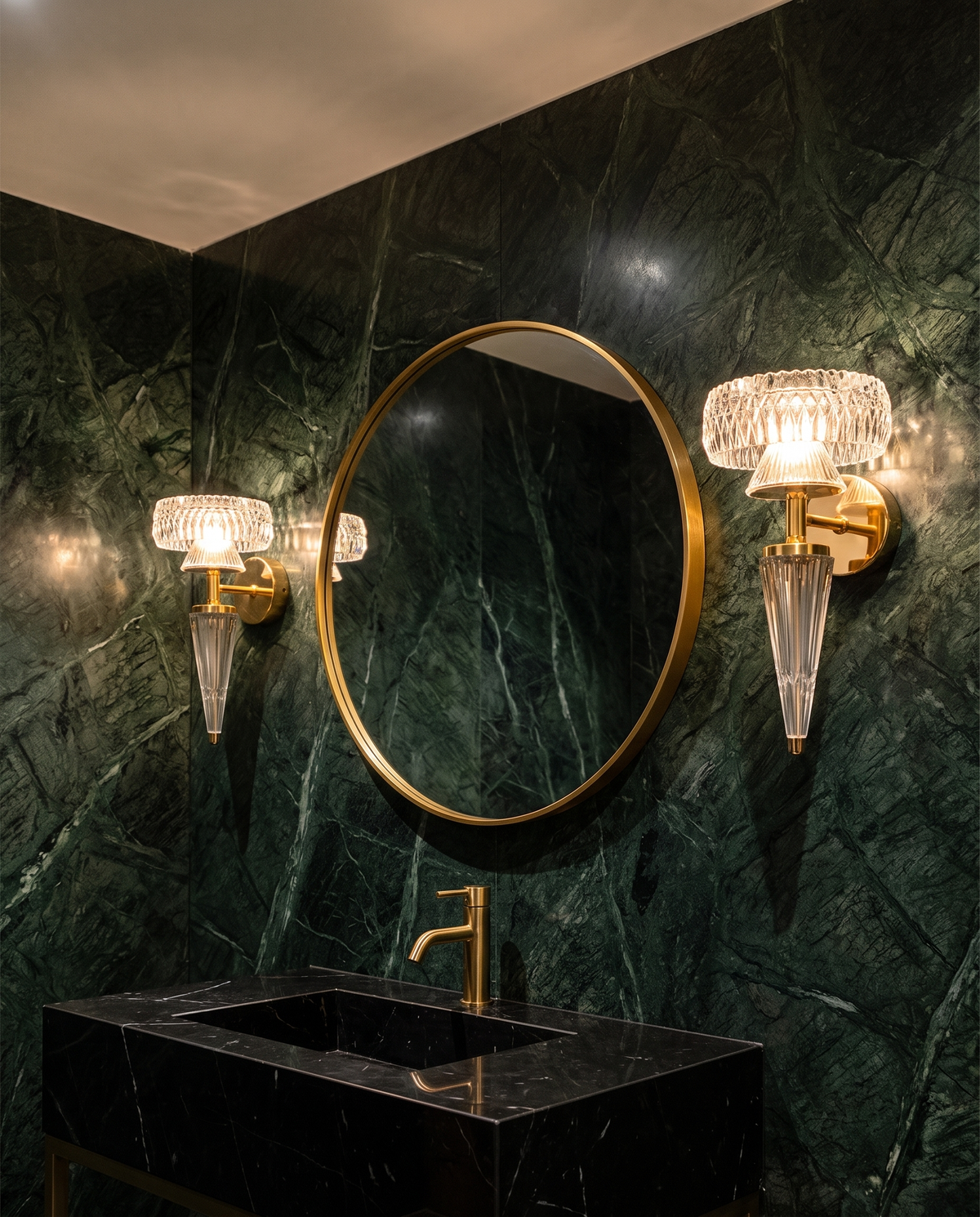 Aurex Graduated Wall Light in the room