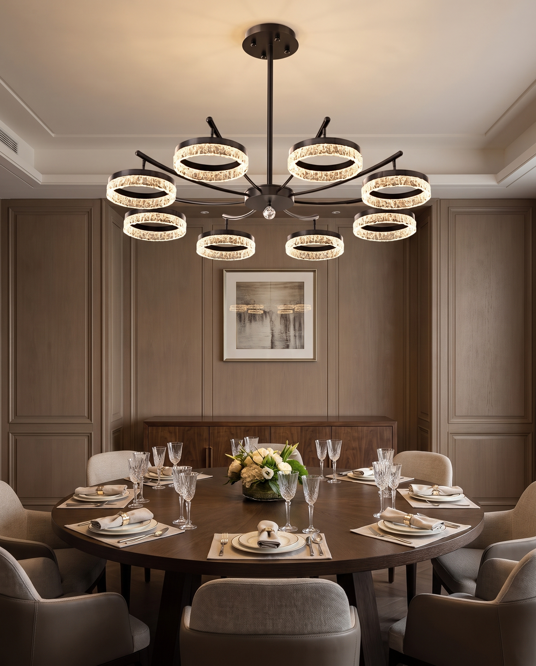 Axis Ring LED Chandelier chandelier