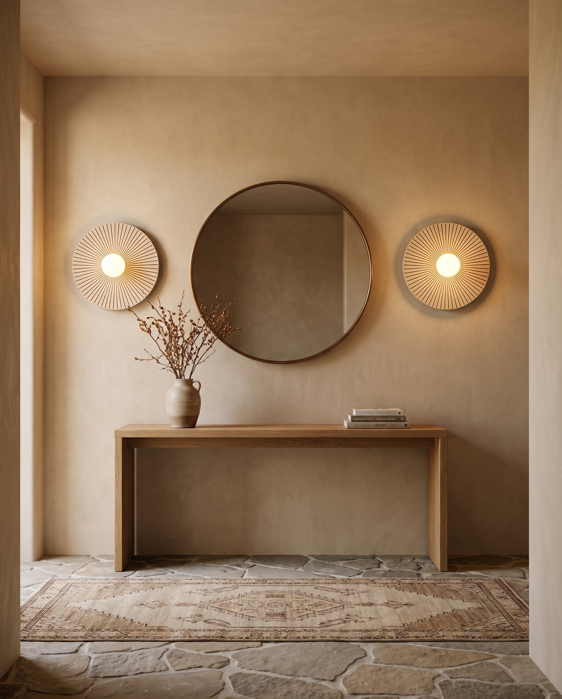 The Sunray Disc wall light