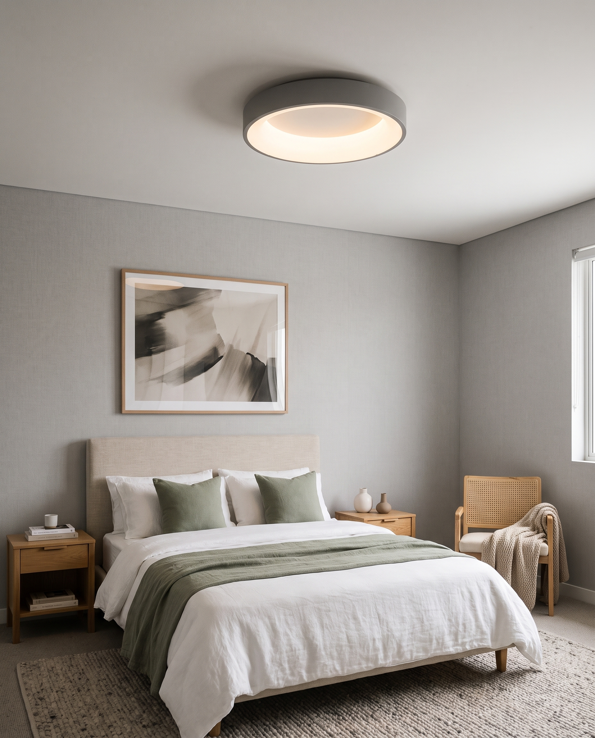 Slate Surface Chandelier in the room