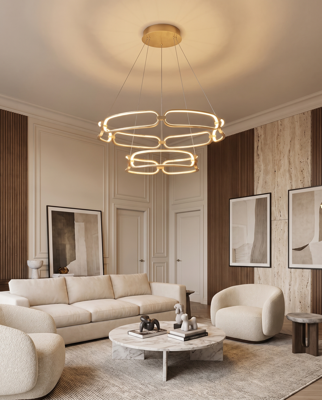 Sunset Ring – chandelier, view 2