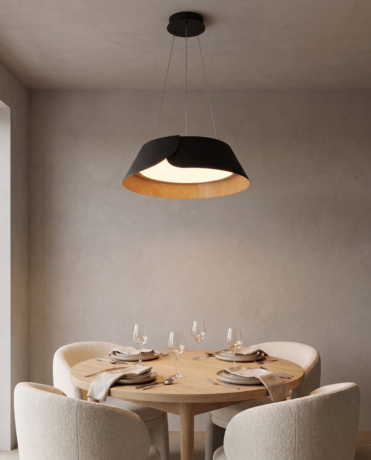 LinearNest LED Chandelier in the room