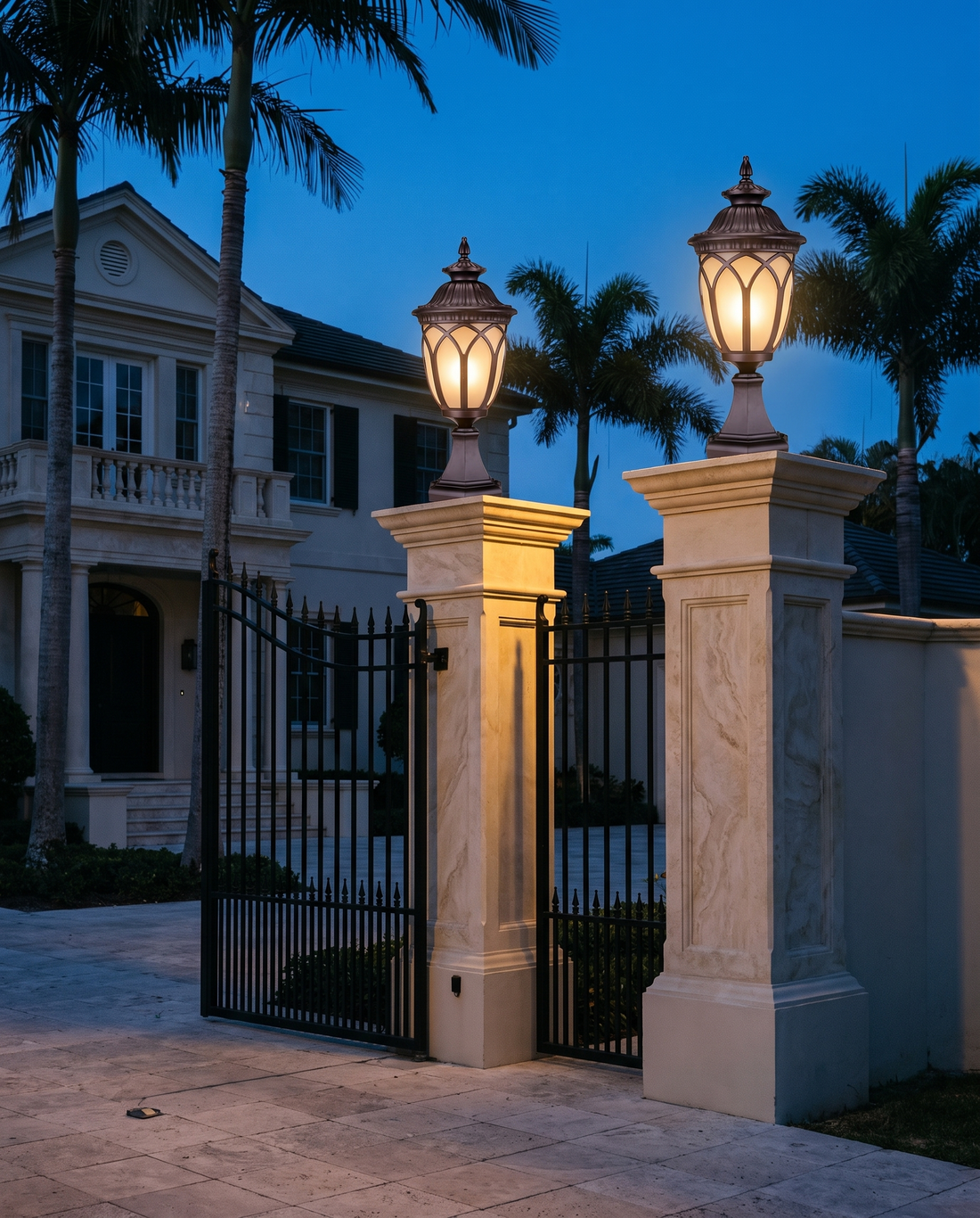 Heritage Beacon Light outdoor gate/pillar light