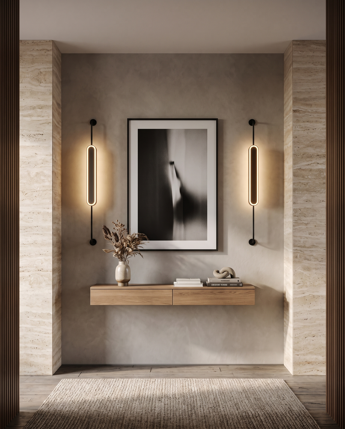 Noir Wall Light in the room