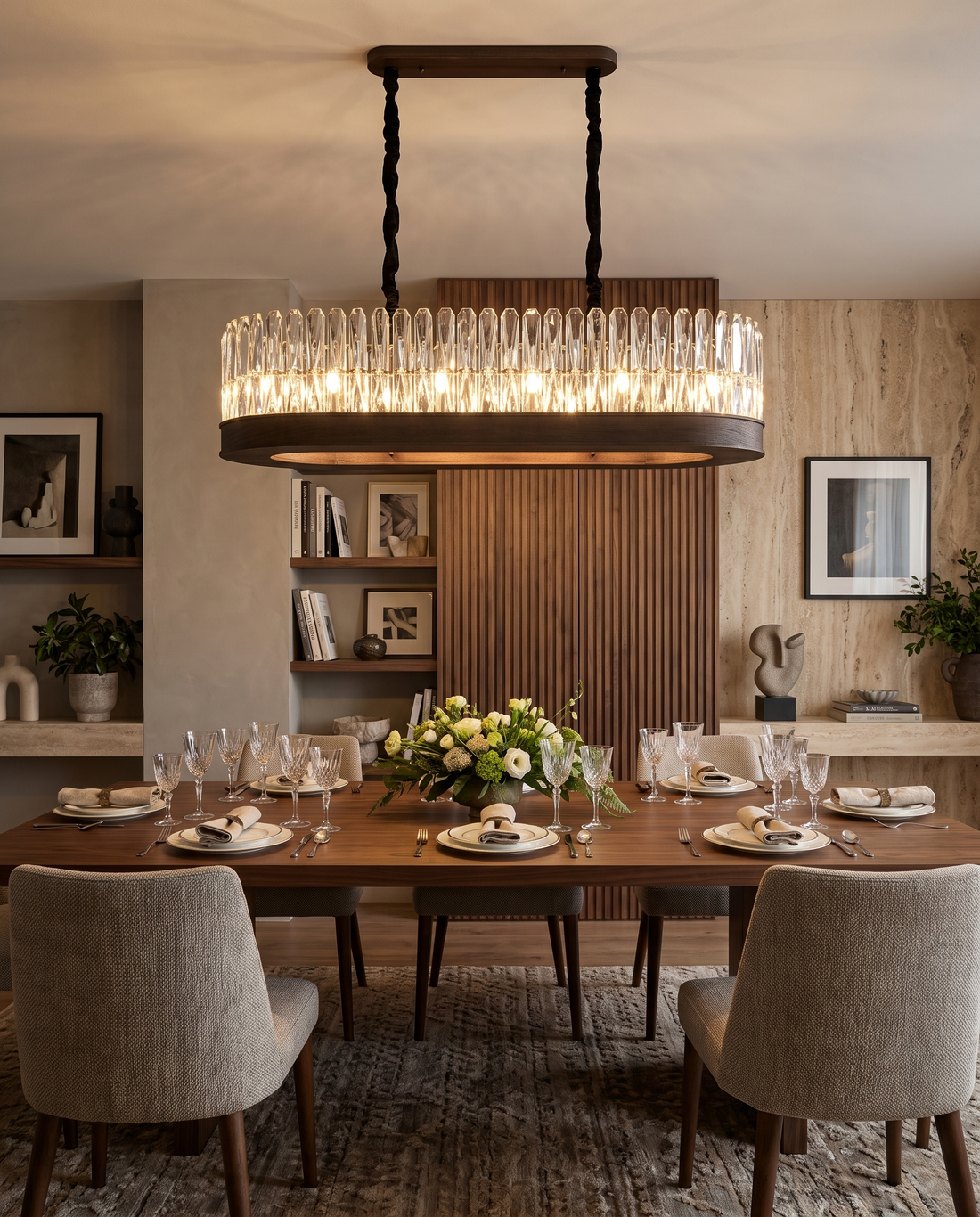 Steel Skyline – chandelier, view 2
