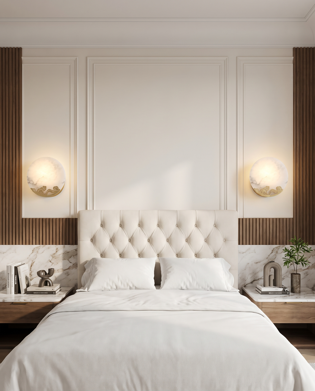 The Marble Moon wall light