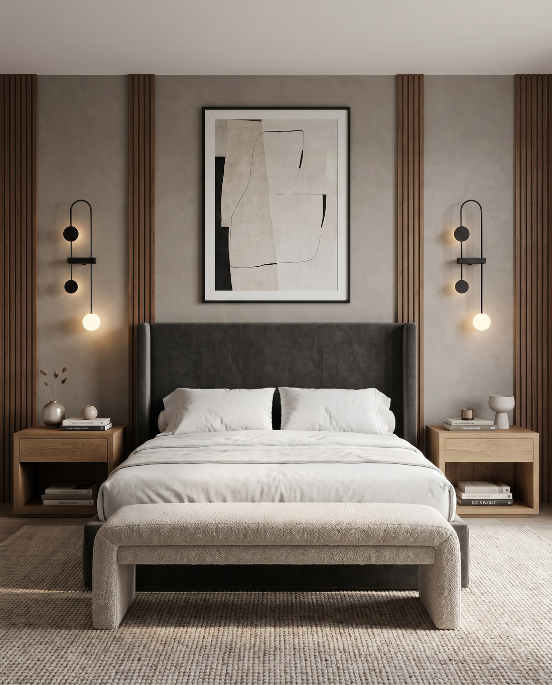 The Dark Pendulum wall light
