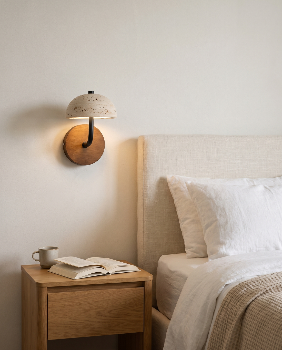 Travertine Crest Petite Wall Lamp wall light