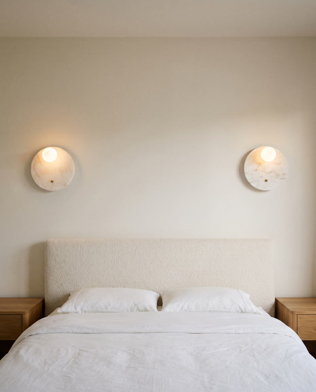 White Marble Crest Wall Lamp wall light