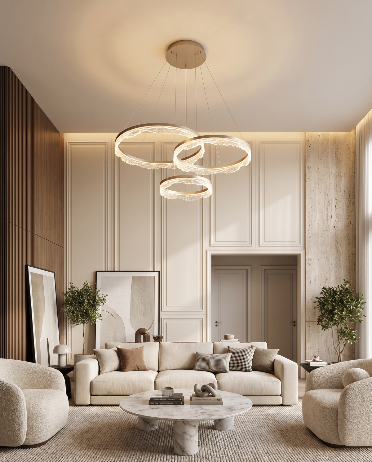 Arcfield LED Chandelier in the room