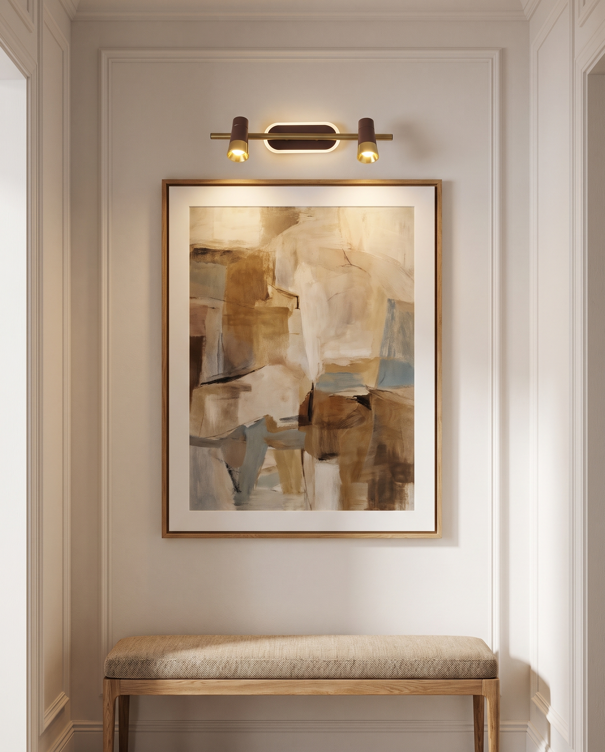 Artis Beam Picture Light in the room