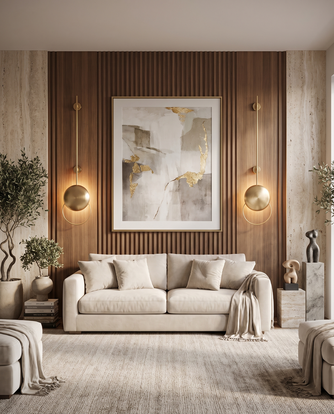 Gold Plumb – iron wall light, view 2